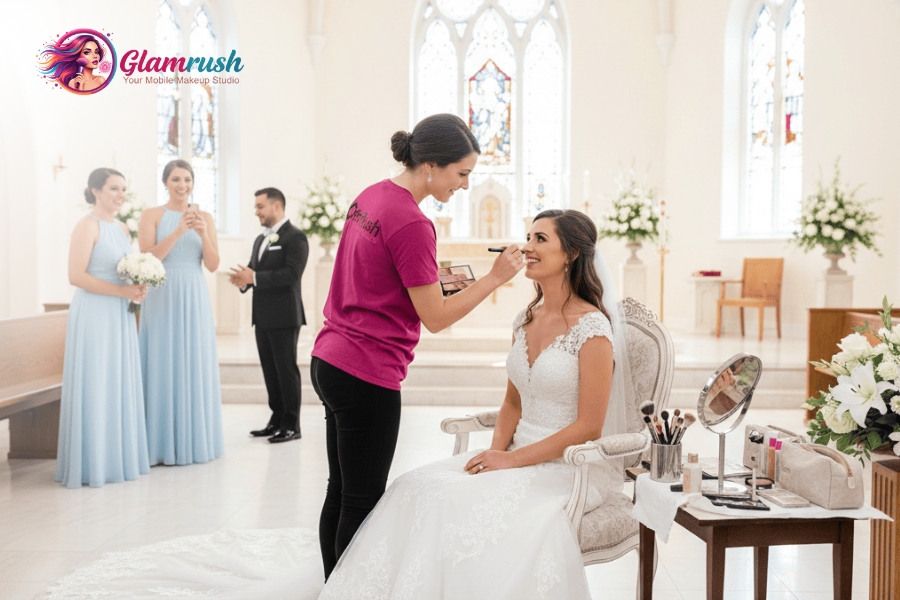 In Home Professional Bridal Makeup Service New York 3 GlamRush Bridal Packages and Pricing for New York weddings.