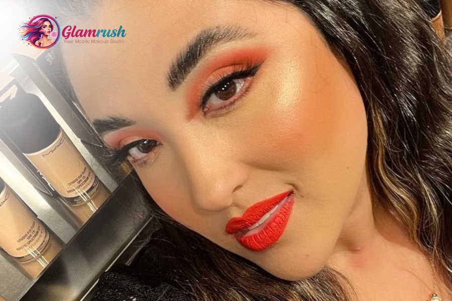 Top NY Fashion Week Makeup Trends For A Runway Look 4 Orange Blush Takes Center Stage