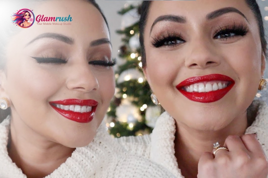 15 Stunning Holiday Makeup Looks For NY Festivities 2 Gold eyeshadow is a versatile, high-impact holiday look.