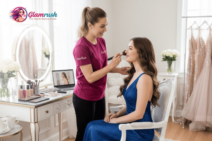 Your Premier Mobile Makeup Service At Home Brooklyn 6 Book GlamRush at-home makeup artist for luxury in Brooklyn, NY