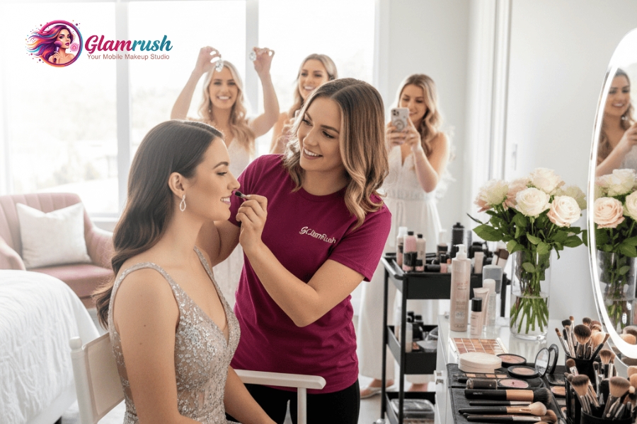 Your Premier Mobile Makeup Service At Home Manhattan 6 Book GlamRush at-home artist for luxury makeup in Manhattan.