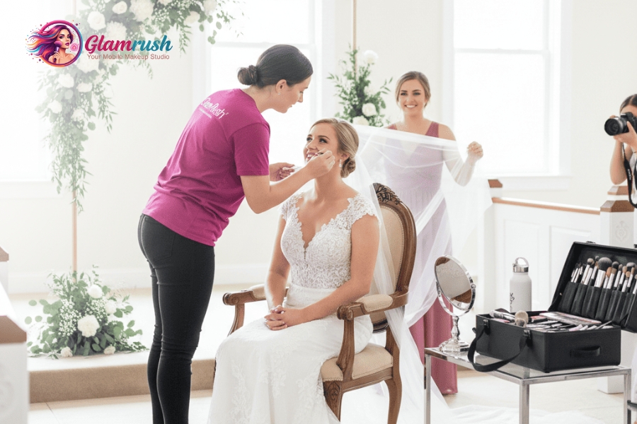 Premier Mobile Makeup Service At Home Staten Island 4 GlamRush 5-step mobile makeup service process explained