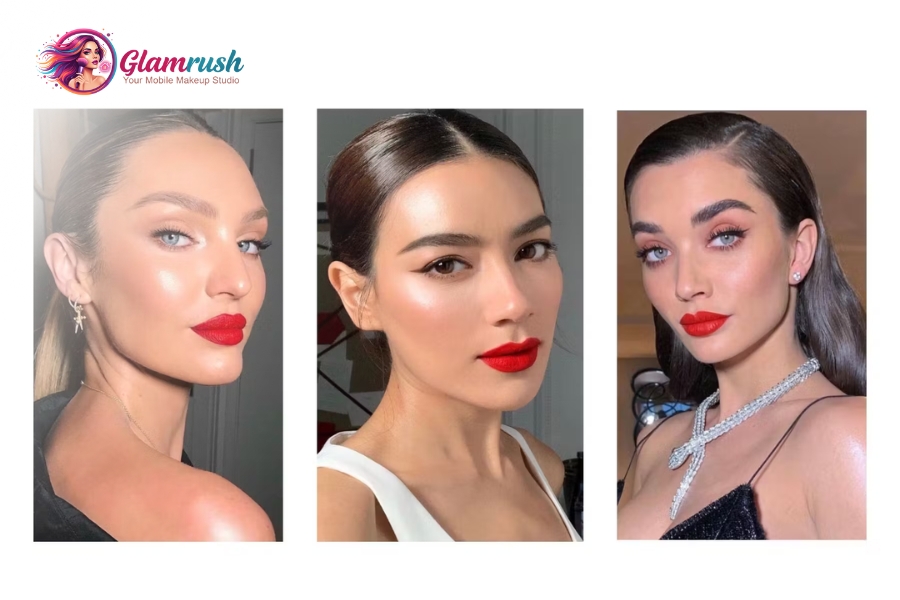 Effortless NYC Inspired Makeup Looks You Can Do At Home 2 Focus one feature with bold lipstick